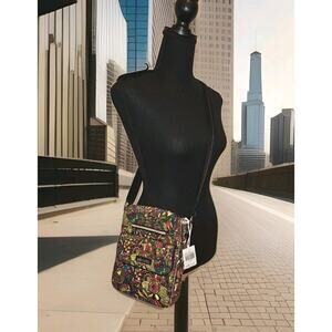 NWT! Sakroots Women's Artist Circle Small Flap Crossbody Handbag 7.5x9x2